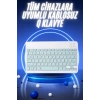 Bluetooth Şarj Edilebilir Mini Q Klavye Kablosuz Taşınabilir