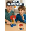 Çocuklar İçin Mini Masaüstü Basketbol Oyunu Fırlatma Butonlu Eğlenceli Basket Seti + 2 Top