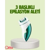 Çok Fonksiyonlu Epilatör 600mah 90 Dakika Kullanım Led Metal Başlık Su Geçirmez