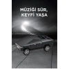 D68 Cyber Model Araba Tasarımlı Bluetooth Hoparlör 15w Güçlü Ses Rgb Led /tws/usb Siyah