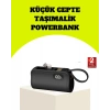 Dahili Type-C Konektörlü Mini 2000mAh Powerbank