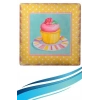 Decotown Duvar Panosu 40*40 Cup Cake Muffin Motifli Duvar Süsü