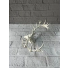 Dekoratif Geyik Başı Heykel 25 Cm Modern Minimal Tasarım