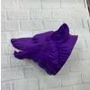 Dekoratif Mor Kurt Duvar Heykeli Asılabilir Hediyelik 25x19 Cm