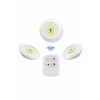 Dolap Işığı Mutfak Rafı Işığı Uzaktan Kumandalı 3 Lü Spot Led Lamba