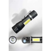 El Feneri Led USB Şarjlı Zoom Mini Led Işık Acil Durum Feneri