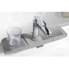 Elastik Mutfak Banyo Musluk Matı Düzenleyici Kaydırmaz Taban Organizer Lavabo Kenar Matı