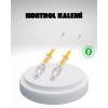 Elektrik Test Kalemi Neon Işıklı Nikel Kaplama 110-220V Dirençli