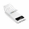 Enerx ENR-P20DC 20000 mAh 2.1 Amper Dahili Kablolu Powerbank Siyah (5324)