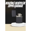 Erkeklere Özel Hediyelik Eşya Zippo Metalik Benzinli Çakmak Doldurulabilir