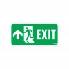 Exit Yukarı Sol Ok İşaretli Uyarı Levhası 17,5x25 KOD:956