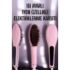 Fön Tarağı Saç Düzleştirici Sıkı Dişli Isı Ayarlı Elektriklenme Karşıtı