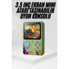 Game Box Oyun Konsolu 500 Retro Oyunlu Mini Taşınabilir 3 İnç