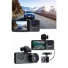 Gece Görüşlü Dvr 3 Lensli Araç İçi Sürüş Kamerası Video Kaydedici