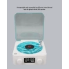 Gece Lambası Stereo Bluetooth Hoparlör Dijital Saatli Vintage Tasarım Çok Fonksiyonlu
