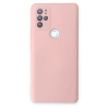 General Mobile Gm 21 Pro Kılıf Nano İçi Kadife Silikon - Pudra