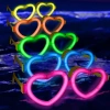 Glow Kalpli Fosforlu Gözlük 6’lı Renkli Set – Neon Parti (5324)