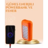 Gold Silver Güneş Enerjili Powerbank Işıldak – 10000 Mah, Taşınabilir, Suya Dayanıklı, 32 Led