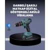 Güçlü Şarjlı Matkap Vidalama Çift Batarya