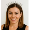 Gümüş Renk Team Bride Taç Plastik – Gelin ve Nedime Tacı (5324)