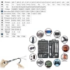 Hassas Tornavida Seti Bilgisayar Pc Telefon Onarım Aracı Seti Manyetik 115 in 1 Tornavida Seti (5324)