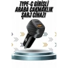 Hızlı Oto Şarj Cihazı 38w Çift Girişli Hızlı Şarj Oto Çakmaklık Type-c
