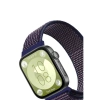 Huawei Fit 4 Hasırlı Cırtcırtlı Kordon (SAAT DEĞİLDİR) - Mavi-beyaz