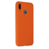 Huawei P20 Lite Kılıf Nano İçi Kadife Silikon - Turuncu