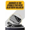 İos Android Uyumlu Bluetooth Kulaklık Kablosuz Kulaklık Yüksek Basslı