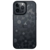 İphone 16 Pro Max Çiçekli Kılıf Bağlama Aparatlı Siyah