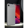 İphone 16e Kılıf Auto Focus Karbon Kapak - Gri