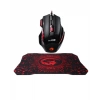 Işıklı Oyuncu Mouse ve Mousepad Seti Ergonomik Tasarım ve RGB Aydınlatma