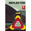 Işıklı Üçgen Reflektör Led Projektör Acil Durum Feneri Flaşör 500 Lümen