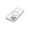 Joko Apple İphone 15 Pro Max Kılıf Metal Bumper Magneticsafe Kapak - Gri