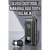 Kablolu Makaralı Bluetooth Kulaklık Uzun Pil Ömrü Dijital Göstergeli