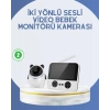 Kablosuz Bebek Monitörü 720P Görüntü ve Geniş Ekran