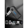 Kablosuz Bluetooth Aux Araç Kiti Siyah Hafıza Kartlı