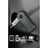Kablosuz Bluetooth Aux Araç Kiti Siyah Hafıza Kartlı