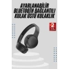 Kablosuz Bluetooth Kulaklık Kulak Üstü Ayarlanabilir Uzun Ömürlü