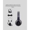 Kablosuz Bluetooth Kulaklık – TF Kart, AUX, Mikrofonlu, Suya Dayanıklı, 10m Menzil