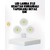 Kablosuz Gün Işığı 3’lü Led Spot Lamba Kumandalı