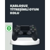 Kablosuz Titreşimli Oyun Kolu – PS4 Uyumlu Ergonomik Tasarım ve Uzun Pil Ömrü