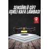 Kafa Lambası Çalışma Işığı Süper Parlak Mıknatıslı Lityum Lion Pilli