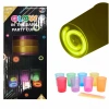 Karanlıkta Yanan Gece Işığı Mega Glow Bardaklar 8 Adet 8.5 x 10.5 cm (5324)