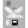 Katlanabilir 4 Kollu Led Ampül 60 Watt 6000 Lumen Beyaz Işık