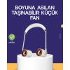 Katlanabilir Asılabilir Mini Fan USB Şarjlı 3 Kademeli Sessiz