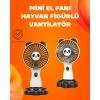 Kompakt Tasarımlı Usb Şarjlı Mini Fan – Hayvan Figürlü Vantilatör