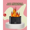 Kumandalı Alev Görünümlü LED Hava Nemlendirici Buhar Makinesi