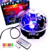 Küre Disko Topu Müzik Çalar Renkli Lazer Işıklı Bluetooth (5324)