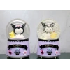 Kuromi Işıklı Müzikli Kar Küresi Orta Boy Model 2